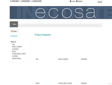Tablet Screenshot of ecosainstitute.anythingonshirts.com
